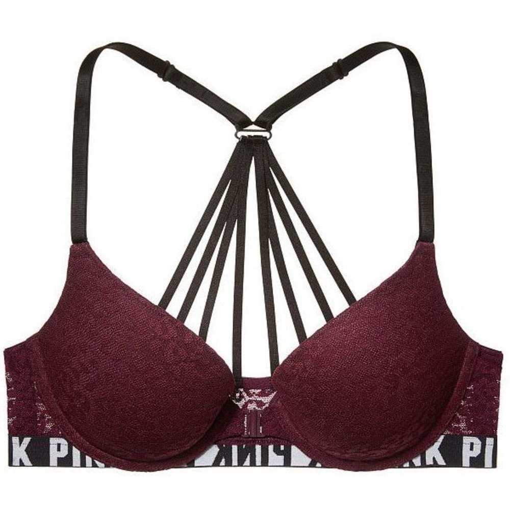 Victoria’s Secret PINK Leopard Print Strappy Bra